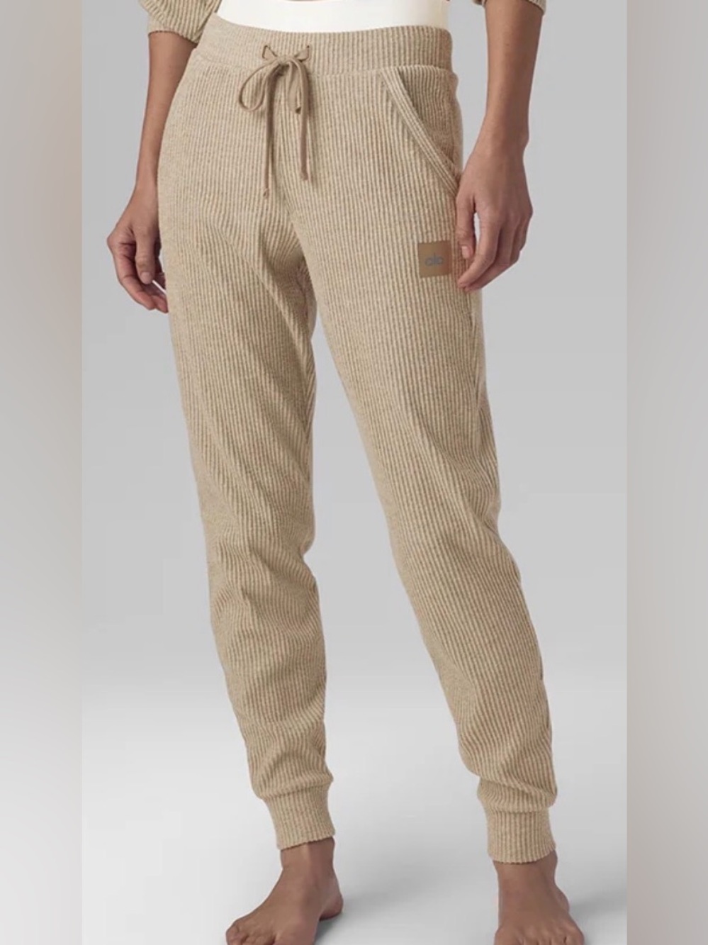 ALO Yoga Muse Sweatpants Gravel Heather Large